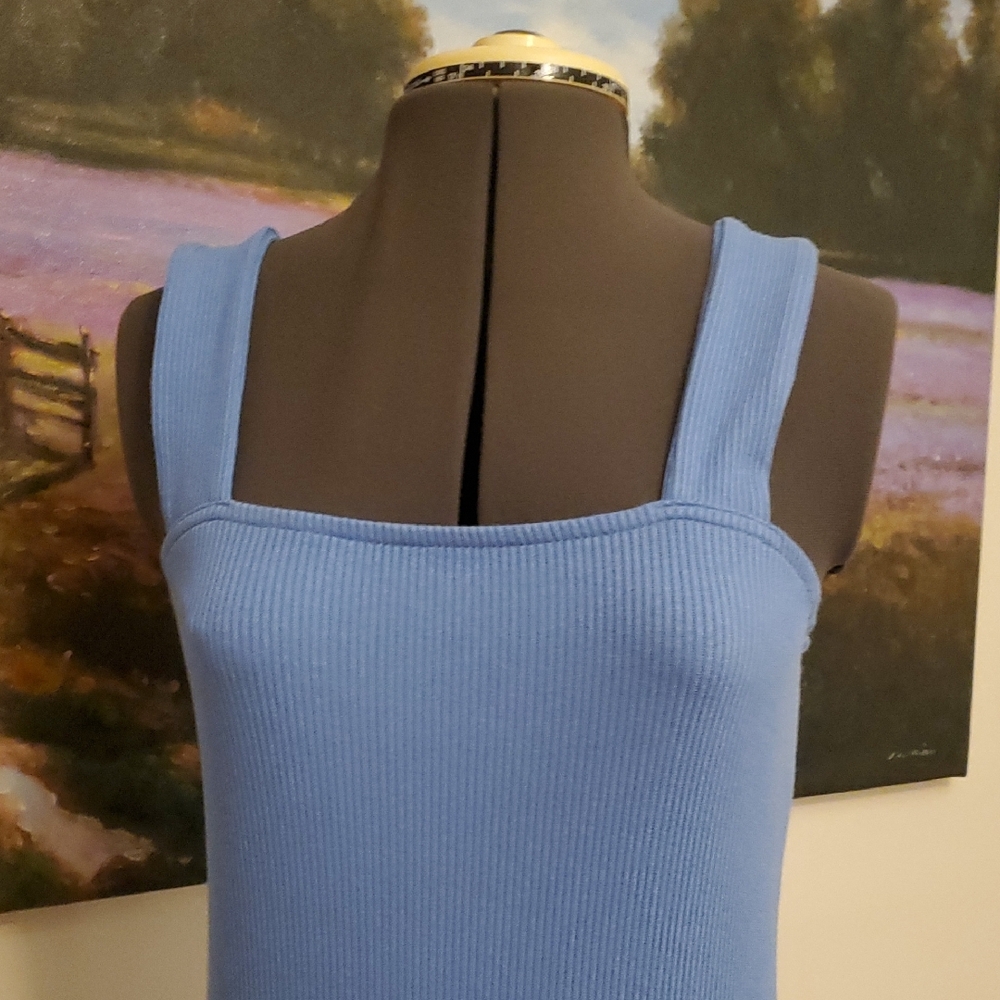Old Navy Blue Midi Dress - Picture 2 of 4